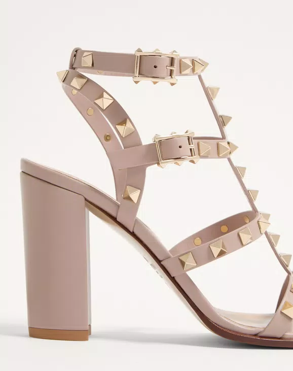Valentino Rockstud Ankle Strap Sandal 90 Mm - Image 2
